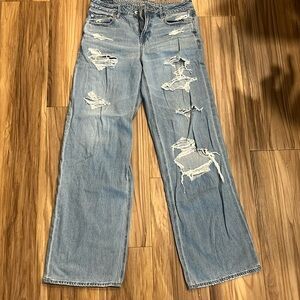 American Eagle Flare Jeans Size 4 LONG